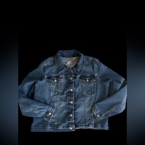 Levis Classic Blue Denim Jacket XXL TTG EEG  2X signature gold ladies